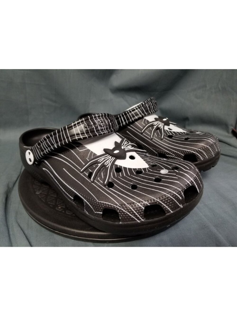 Crocs Classic Clog Jack Skellington Nightmare B4 Xmas Mens Size 11 NEW W/TAGS! - Picture 9 of 9